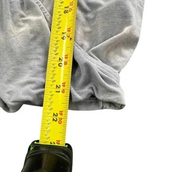 American Eagle Soft Sexy Tie Dye Bell Sleeve Crossover Top Blue Gray - Picture 13 of 14